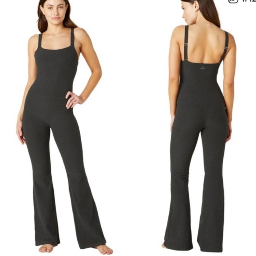 Beyond Yoga Charcoal Gray Jumpsuit